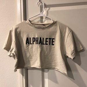 Alphabets Crop Top